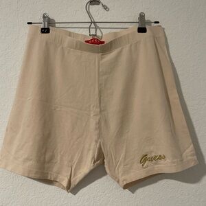Guess Women's Cream Athletic Shorts
